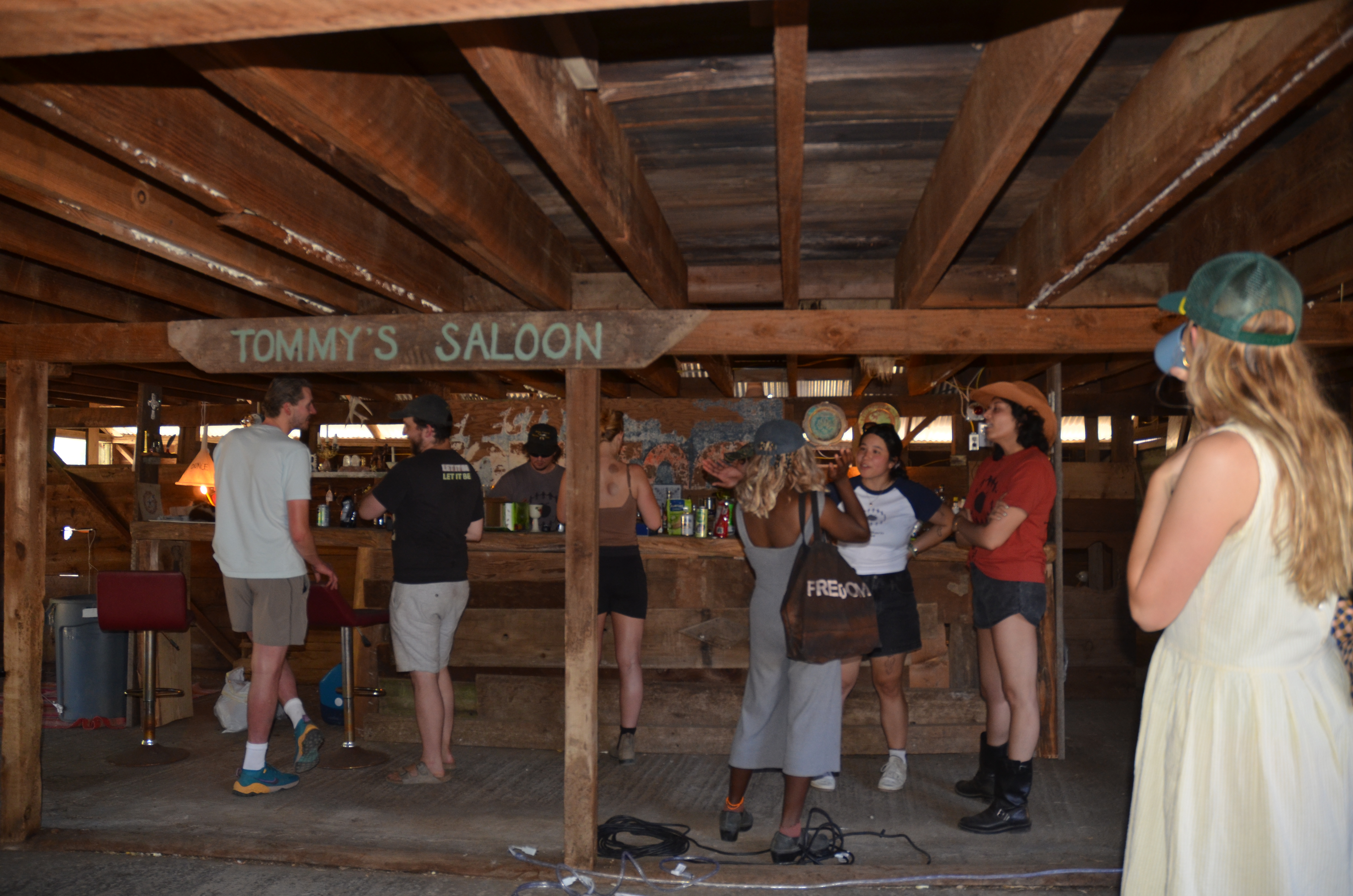 Festival attendees at Dive Barn 2024